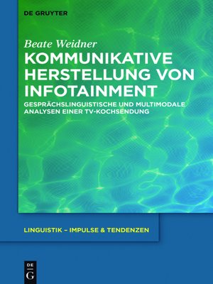cover image of Kommunikative Herstellung von Infotainment